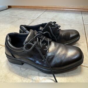 Boys Stafford Black Dress Shoes